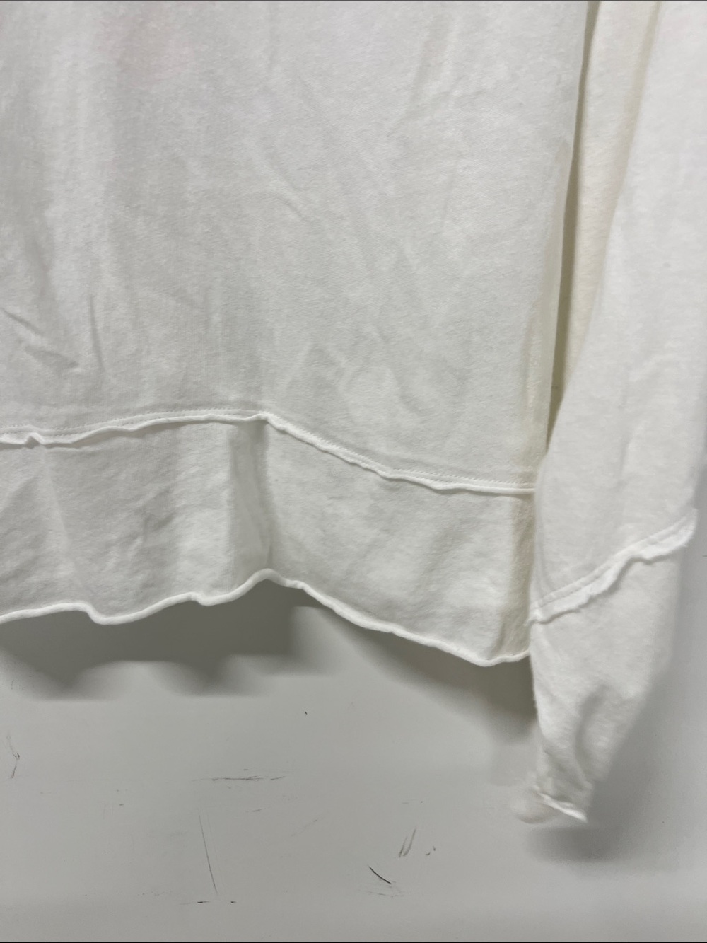 We The Free Crop Top, Over Sized, Boxy, Pleated Shoulder, Banded long Sleeve, XS - Picture 6 of 13
